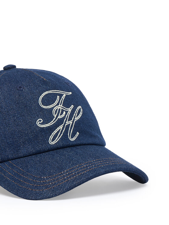 Tommy Hilfiger Tommy Hilfiger Șapcă Th Script Denim AM0AM14551 Bleumarin