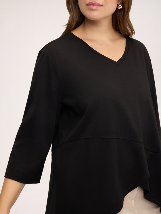 Fiorella Rubino Fiorella Rubino T-shirt G015E000355N033 Nero Regular Fit