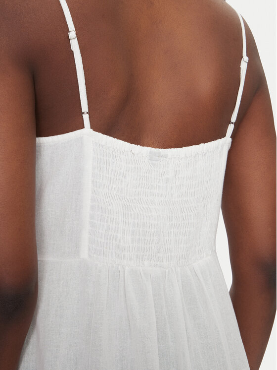 Vero Moda Vero Moda Sukienka letnia Quincy 10324588 Biały Regular Fit