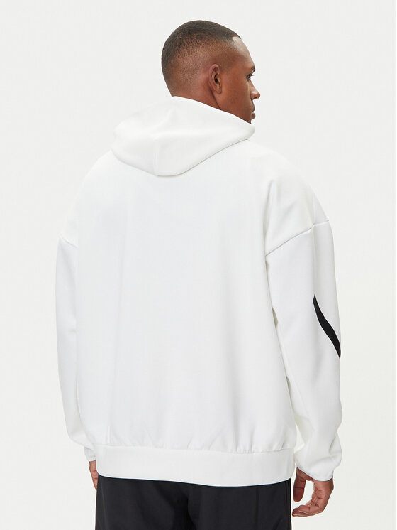 adidas adidas Majica dugih rukava Z.N.E. JF2454 Bijela Loose Fit