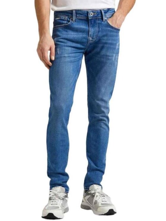 Pepe Jeans Pepe Jeans Jeansy PM207387RI20 000 Niebieski Skinny Fit
