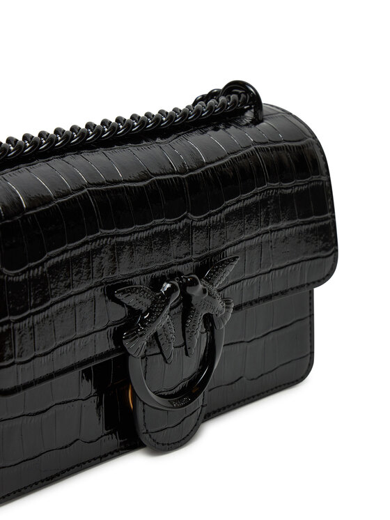 PINKO PINKO Handtasche Love One Mini Dc AI 24-25 PLTT 100074 A1SY Schwarz