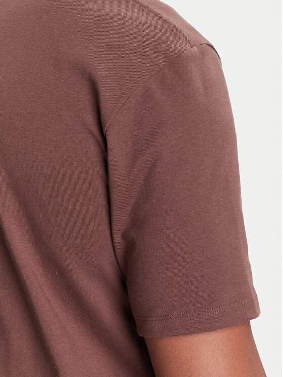 Wrangler Wrangler T-shirt Sign Off 112371484 Smeđa Regular Fit