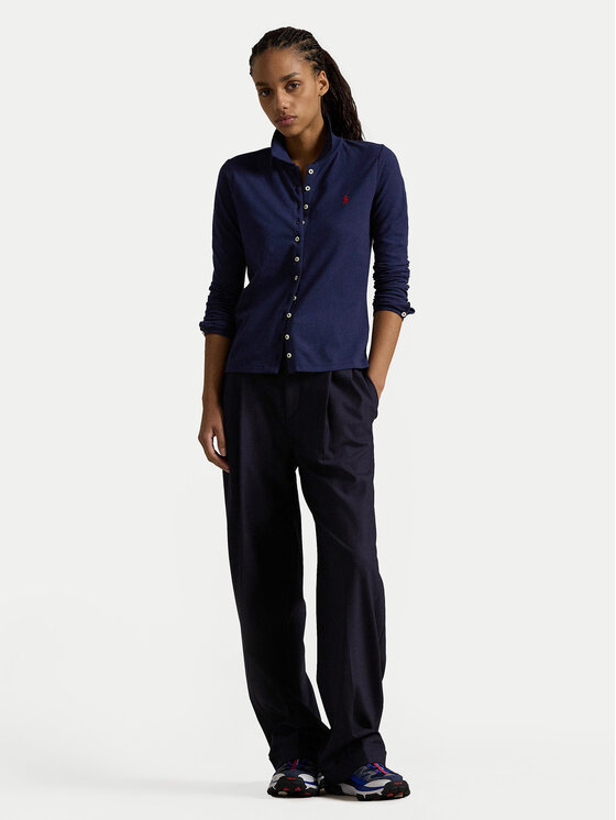 Polo Ralph Lauren Polo Ralph Lauren Košeľa 211941176003 Tmavomodrá Slim Fit