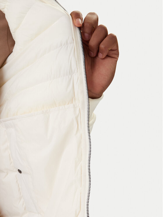 Tommy Hilfiger Tommy Hilfiger Prechodná bunda Mix Media Ess MW0MW41329 Krémová Regular Fit
