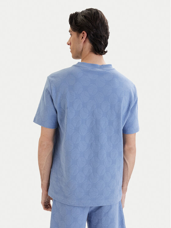 BOSS BOSS T-Shirt Member 50558867 Světle modrá Relaxed Fit