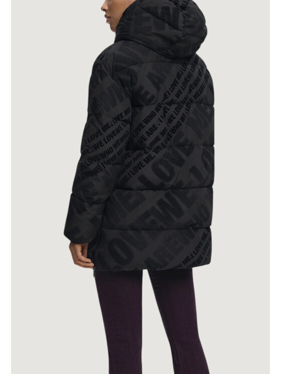 Desigual Desigual Giubbotto invernale PADDED_CADERA_FLOCK Nero Original Fit