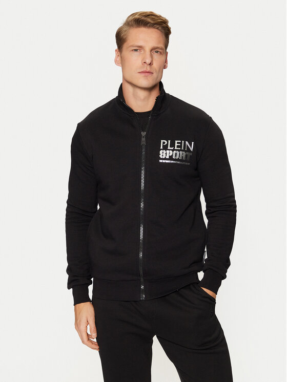 Férfi Pulóver Plein Sport, Méret: L, Fekete, AADC MJB3543 STE003N