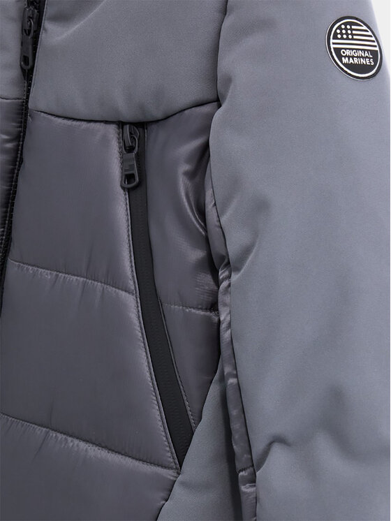 Original Marines Original Marines Зимно яке DDA2912B Сив Regular Fit