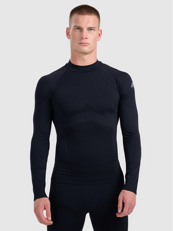 4F 4F Termo bielizeň vrchné diely 4FWAW25USEAM224-20S Čierna