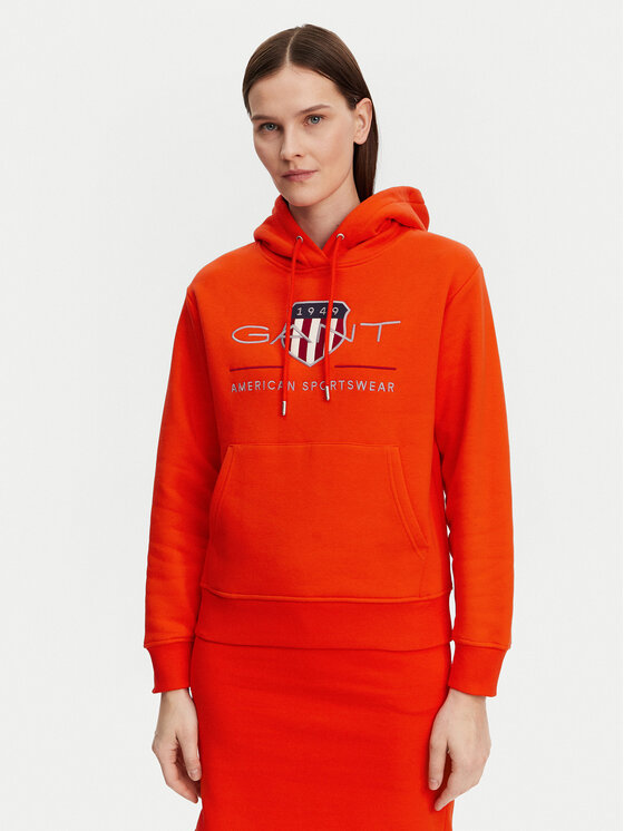 Gant Gant Pulóver Archive Shield 4200276 Narancssárga Regular Fit