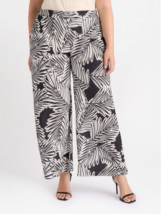 Fiorella Rubino Fiorella Rubino Pantaloni di tessuto P137L202314N0Z3 Nero A-Line Fit