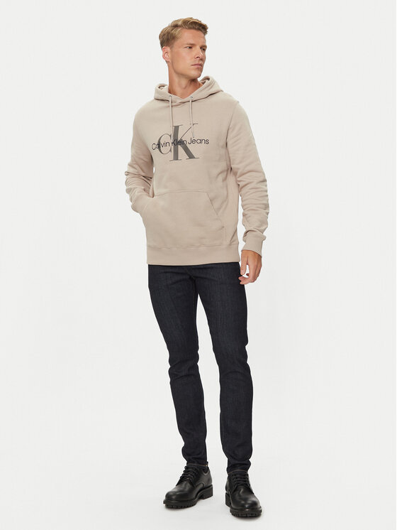 Calvin Klein Jeans Calvin Klein Jeans Majica dugih rukava J30J320805 Bež Regular Fit