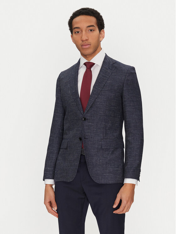 BOSS BOSS Sako H-Hutson-251 50539804 Tmavomodrá Regular Fit