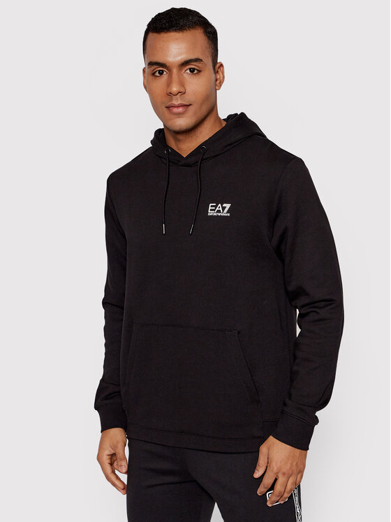 EA7 Emporio Armani EA7 Emporio Armani Mikina 3LPM61 PJEQZ 1200 Černá Regular Fit