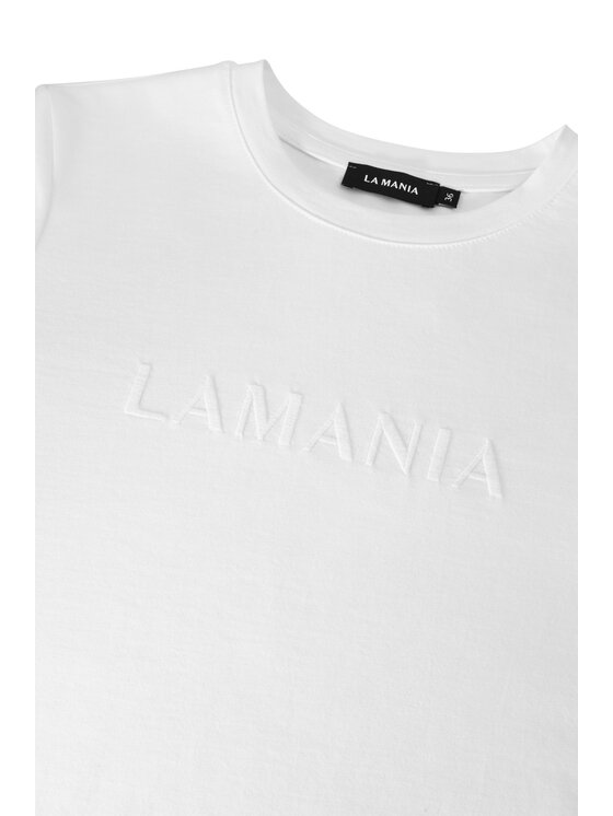 La Mania La Mania T-Shirt LUCY 2 Biały Basic Fit