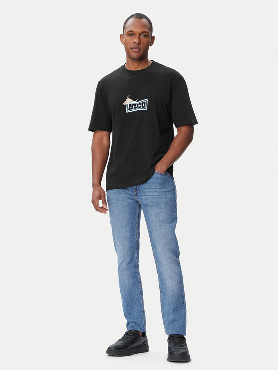 HUGO HUGO T-shirt Nadero 50566032 Crna Regular Fit