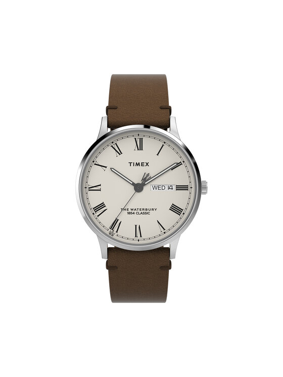 Timex Timex Ρολόι TW2W50600 Καφέ