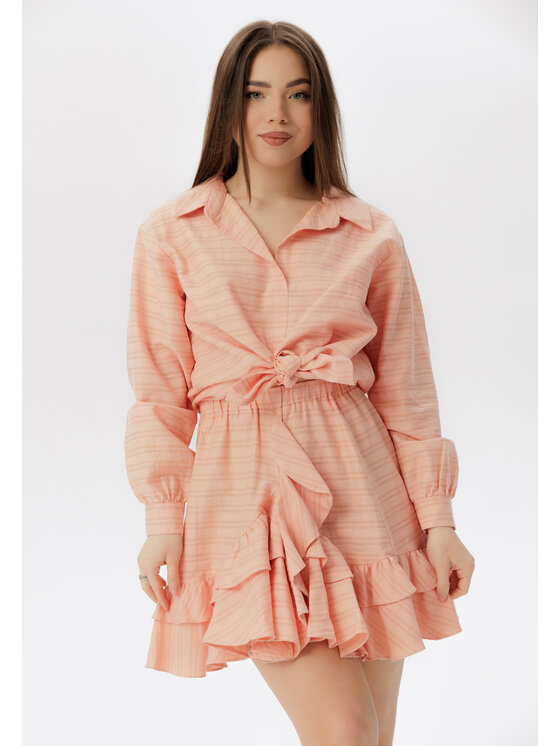 LAURELLA LAURELLA Každodenné šaty 4SS098 Oranžová Regular Fit