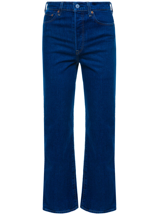 Levi's® Levi's® Straight Leg Jeans Ribcage Straight Ankle 72693-0002 Dunkelblau Regular Fit