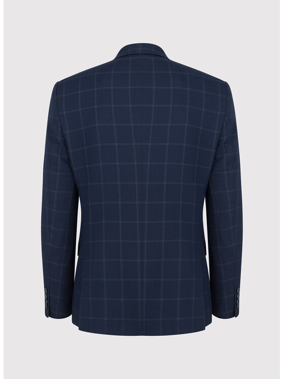 Pako Lorente Pako Lorente Marynarka P23WF-3G-002 Granatowy Slim Fit