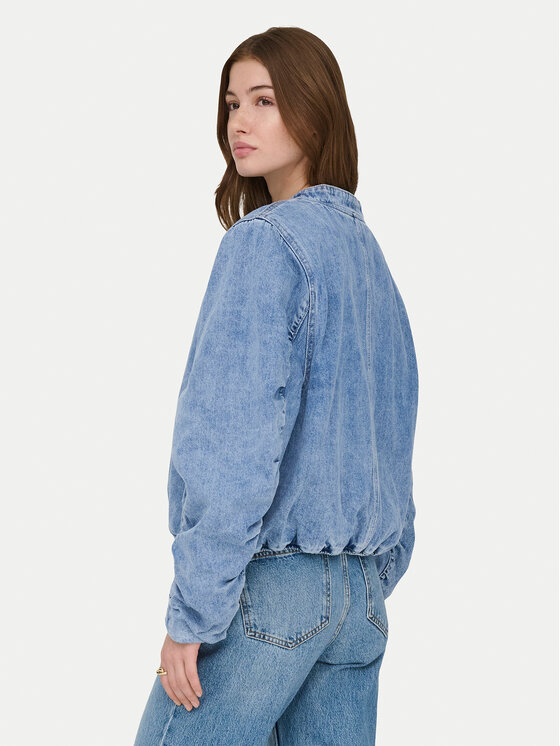 ONLY ONLY Farmer kabát Niki 15362884 Kék Relaxed Fit