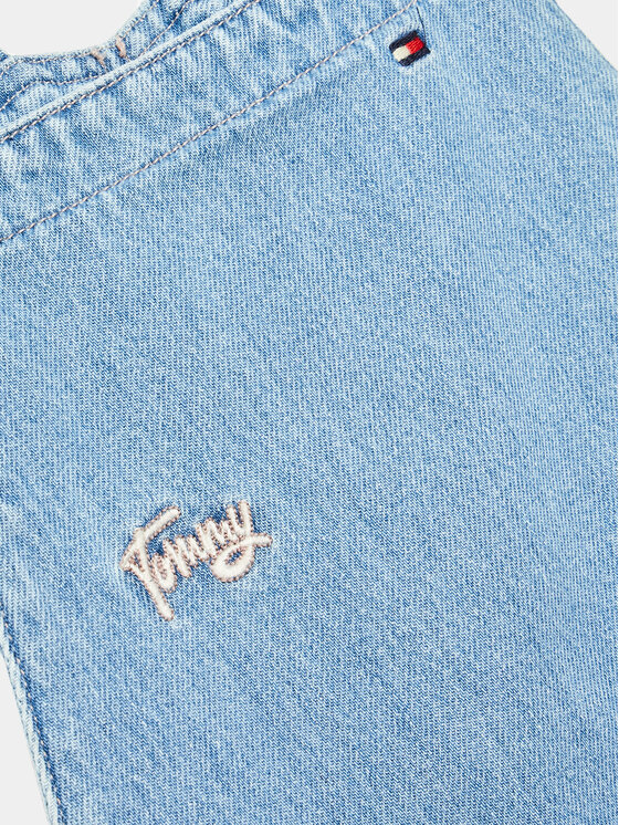Tommy Hilfiger Tommy Hilfiger Rochie de blugi Dungaree KG0KG07194 D Albastru Regular Fit
