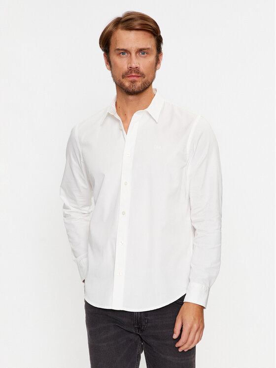 Lee Lee Camicia LL37BMLJ Bianco Regular Fit