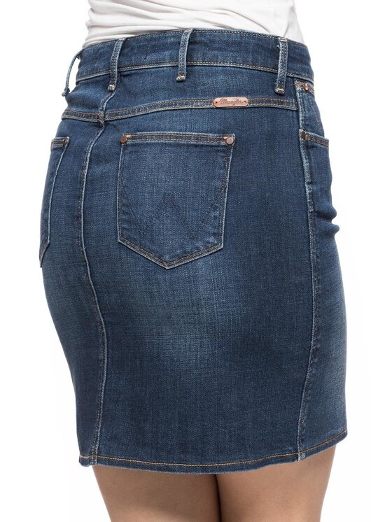 Wrangler Wrangler Minigonna SKIRT Blu Regular Fit
