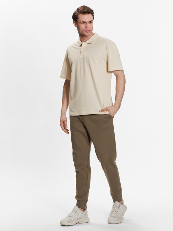 Outhorn Outhorn Polo marškinėliai TTSHM449 Smėlio Regular Fit