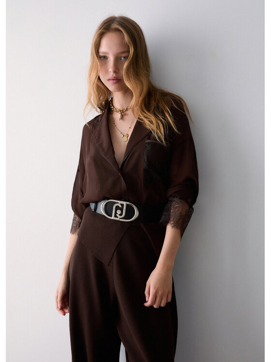 Liu Jo Liu Jo Camicia CF6125T866AX0807 Marrone Loose Fit