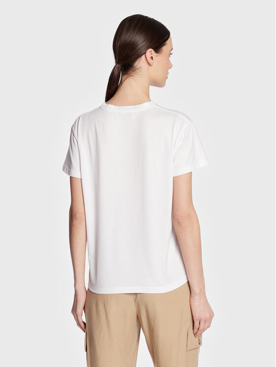 Fabiana Filippi Fabiana Filippi T-shirt JEDP04W108 Bijela Regular Fit