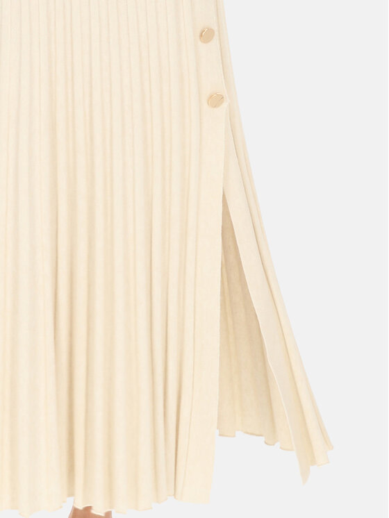 L’AF L’AF Spódnica maxi Aura Kremowy Regular Fit
