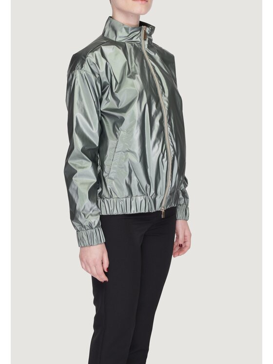 SUNS SUNS Giacca di pelle KILA Verde To Fit