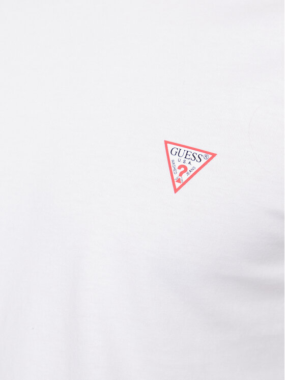 Guess Guess T-Shirt M2YI36 I3Z14 Bílá Slim Fit