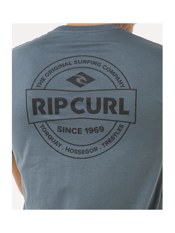 Rip Curl Rip Curl T-Shirt Staple Tee Zielony Standard Fit