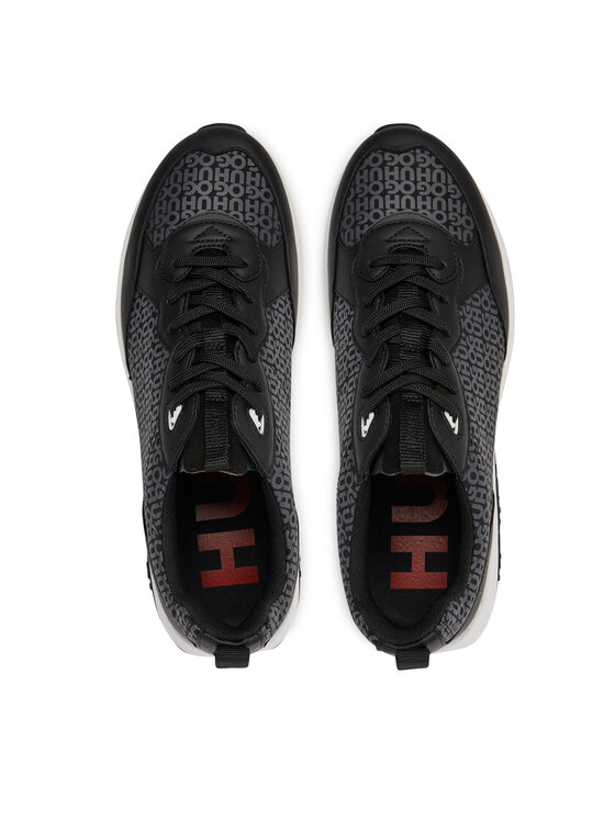 HUGO Hugo Sneakersy Kane Runn Mono2 50517257 Czarny