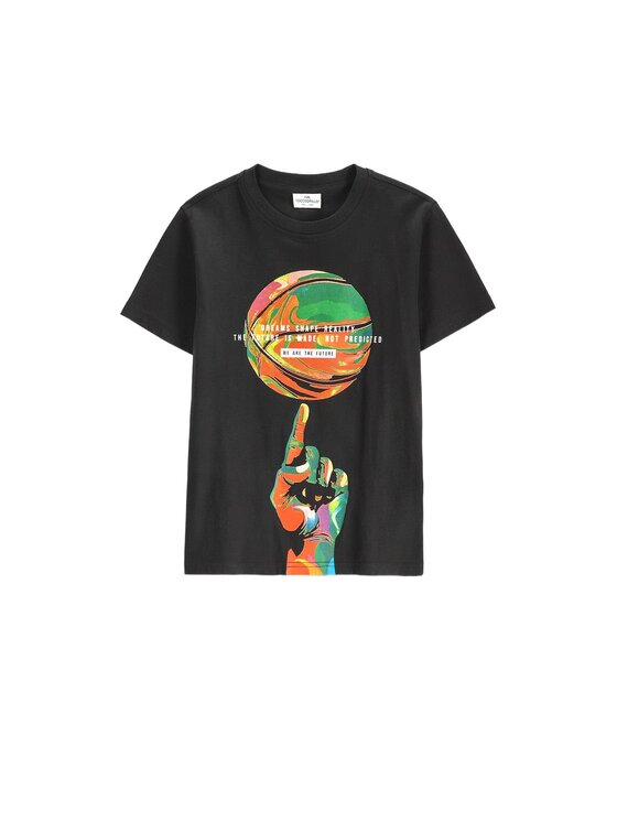 Coccodrillo Coccodrillo T-Shirt ZC6143202SBJ-021 Czarny Regular Fit