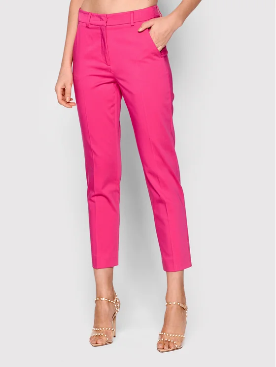 Weekend Max Mara Chinos Gineceo 51311321 Rosa Slim Fit