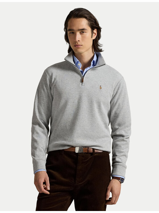 Polo Ralph Lauren Sweter 7,10672E+11 Szary Regular Fit