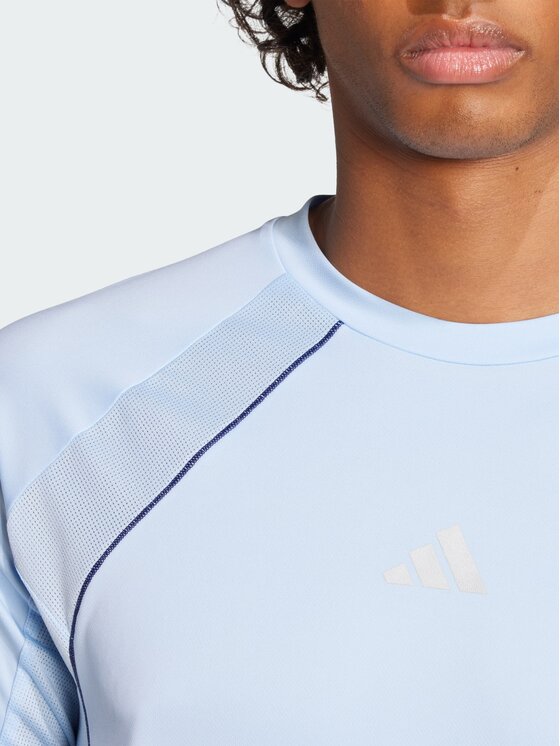 adidas adidas Koszulka techniczna Tech Apparel CLIMACOOL Tee Błękitny Regular Fit