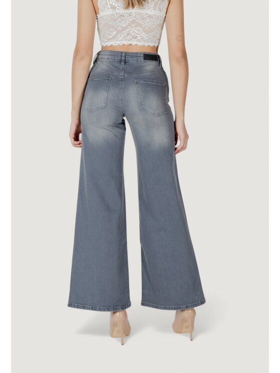ICHI ICHI Jeans IHTWIGGY WIDE Grigio Wide Fit