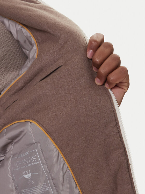 Geox Geox Bomber dzseki Vincit M5620C T3127 F5273 Bézs Regular Fit