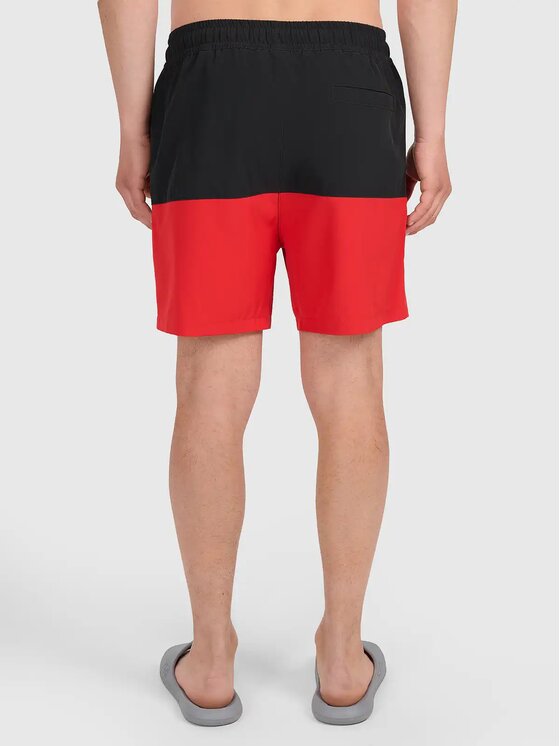 4F 4F Pantaloncini da bagno 4FWSS26UBDSM189-62S Rosso Regular Fit