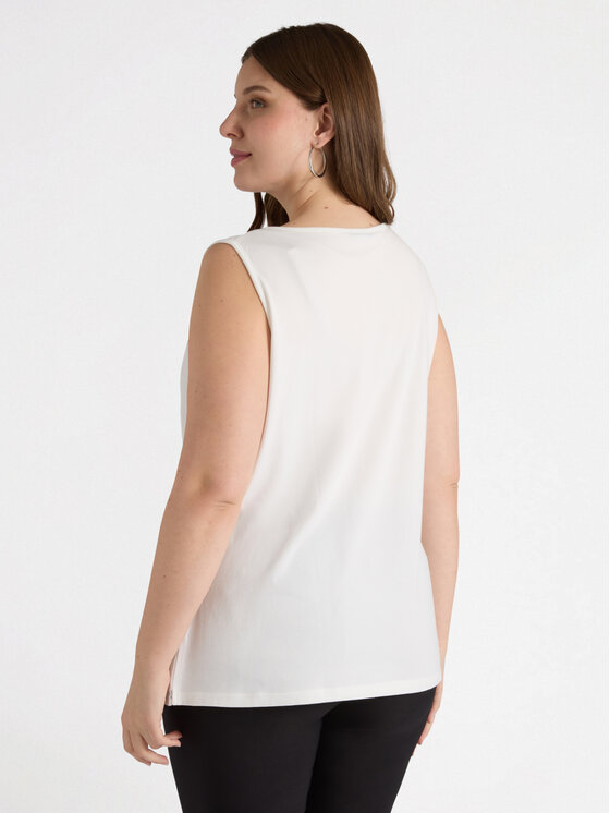 Fiorella Rubino Fiorella Rubino T-shirt G395L008162N011 Bianco Regular Fit