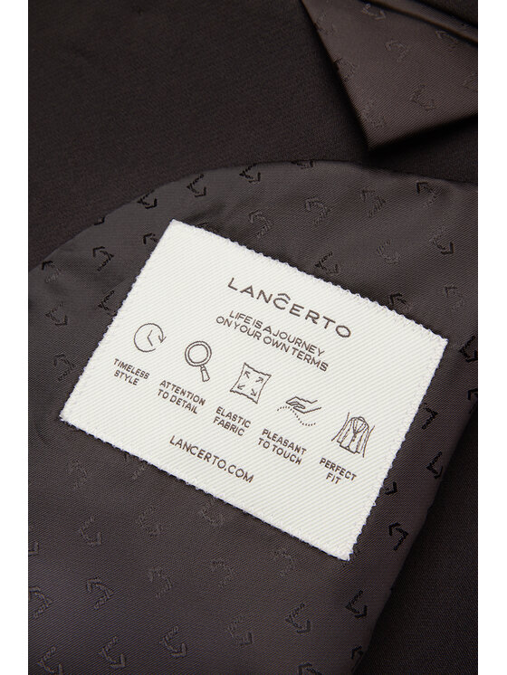Lancerto Lancerto Marynarka Albana MA073225000017 Brązowy Slim Fit
