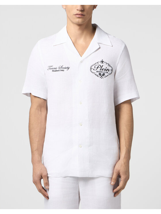 PHILIPP PLEIN PHILIPP PLEIN Koszula 30489 Biały Regular Fit