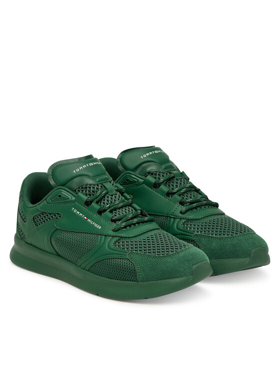 Tommy Hilfiger Tommy Hilfiger Sneakers Lightweight Runner Monocolor FM0FM05928 Verde