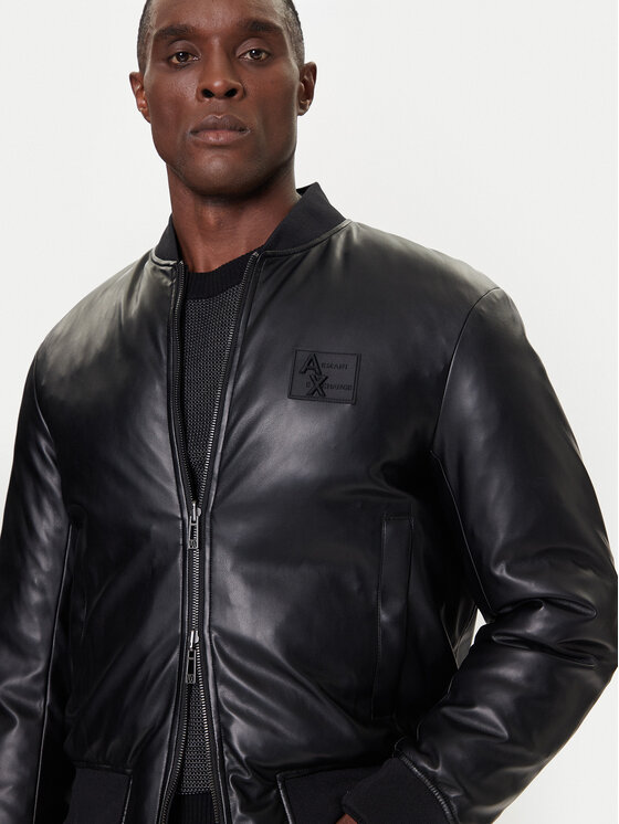 Armani Exchange Armani Exchange Bunda bomber XM001104 AF16647 UC001 Černá Regular Fit