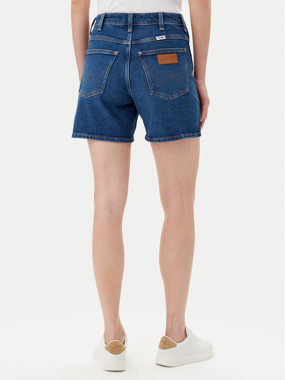 Wrangler Wrangler Džínsové šortky Cowboy 112366267 Modrá Relaxed Fit